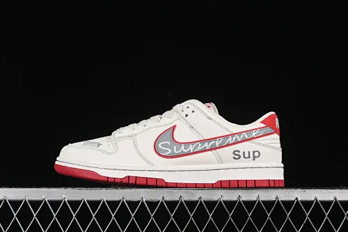 All categories Nk SB Dunk Series Nk SB Dunk Low High-end customized low-top sneakers Nk SB Dunk Low SUP joint-signature gray hook Anniversary high-end customized low-top casual sneakers DJ2024-030